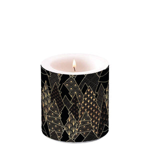 
                
                    Load image into Gallery viewer, Candle SMALL - Luxury Trees BLACK
                
            