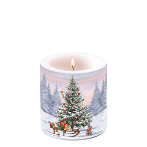 Candle SMALL - Winter Animals