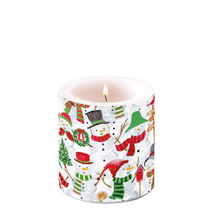 Candle SMALL - Snowman Party