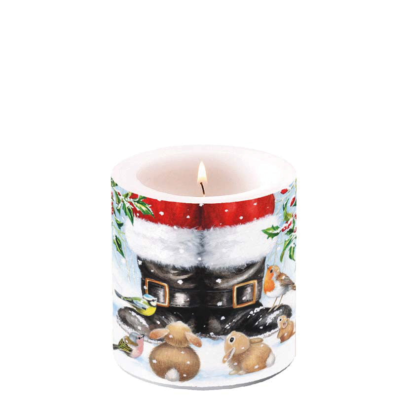 
                
                    Load image into Gallery viewer, Candle SMALL - Looking Up To Santa
                
            