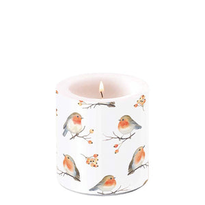 Candle SMALL - Robin Family