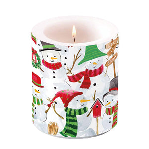 
                
                    Load image into Gallery viewer, Candle MEDIUM - Snowman Party
                
            