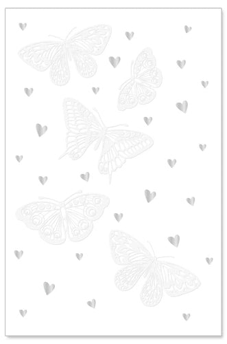 Carte de vœux (toutes occasions) - Papillons cousus