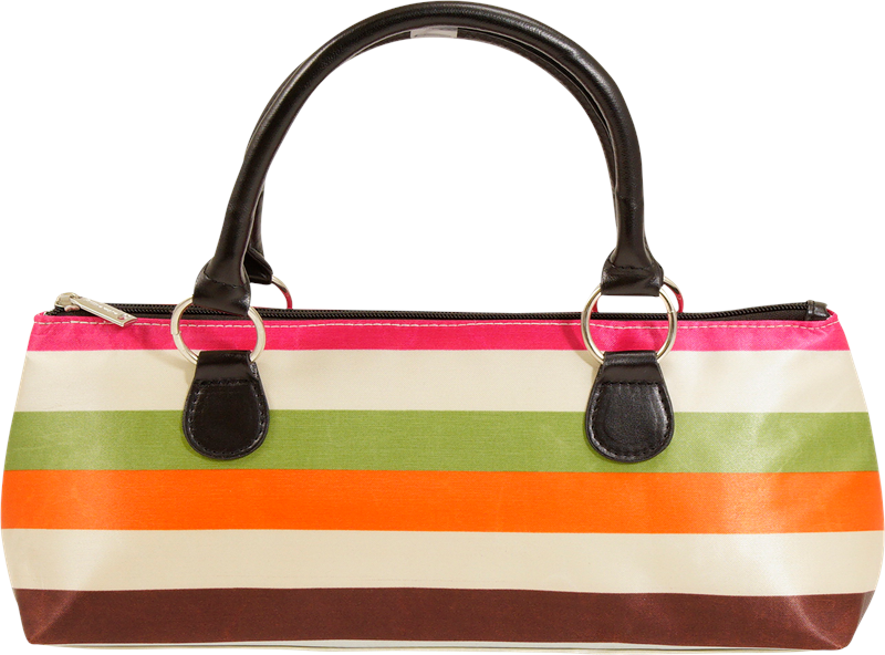 Wine Clutch STRIPES Insulated Single Bottle Wine Tote Snow s Boutique