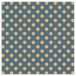 Lunch Napkin - GOLD Dots on BLACK