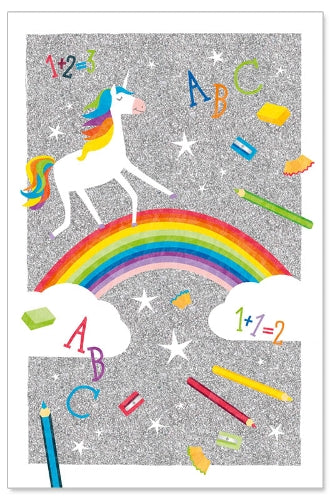 Greeting Card (All Occasions) - Smart Unicorn full of Glitter