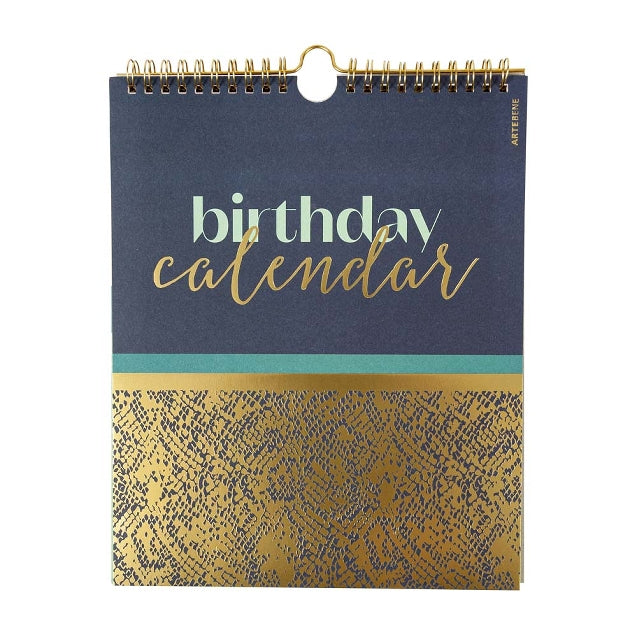 
                
                    Load image into Gallery viewer, Birthday Calendar - Classy Birthday Calendar GOLD
                
            