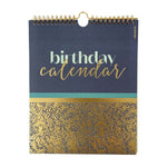 Birthday Calendar - Classy Birthday Calendar GOLD