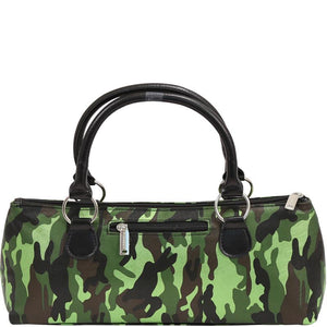 Wine Clutch - CAMOUFLAGE GREEN Insulated Single Bottle Wine Tote