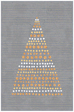 Greeting Card (Christmas) - Glitter Xmas Tree