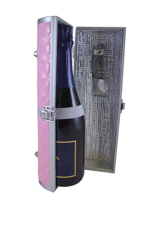 Wine Case - PINK QUILTED GALA Wine Case