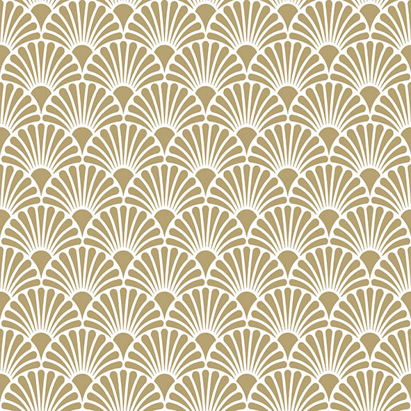 Lunch Napkin - Art Deco GOLD-WHITE