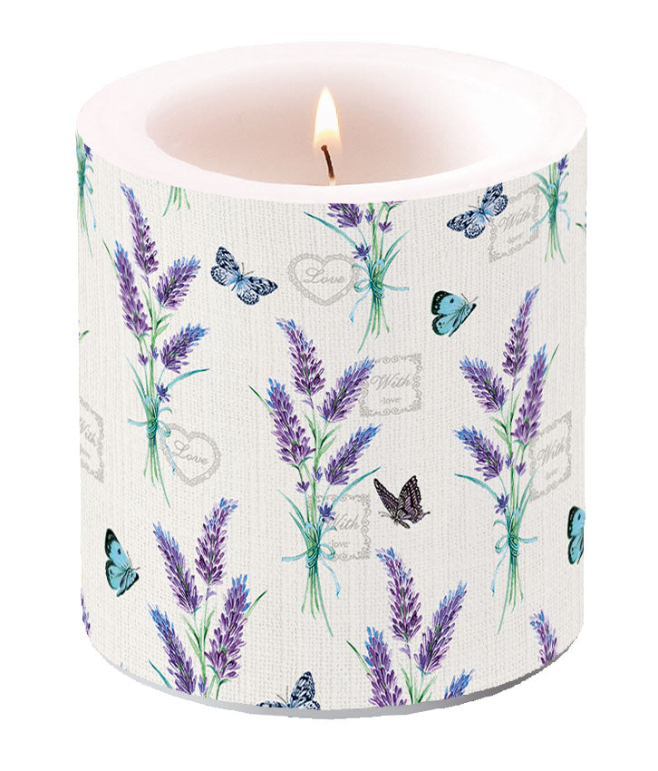 
                
                    Load image into Gallery viewer, Candle SMALL - Lavender with Love CREAM
                
            