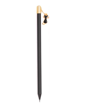 Writing Instrument - Luxury Lead Pencil with CAT Accent (BLACK)