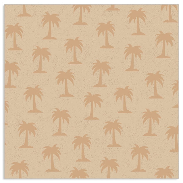 Lunch Napkin - Gold Palm Trees (ORGANICS)