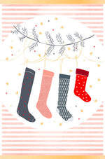 Greeting Card (Christmas) - Christmas Stockings