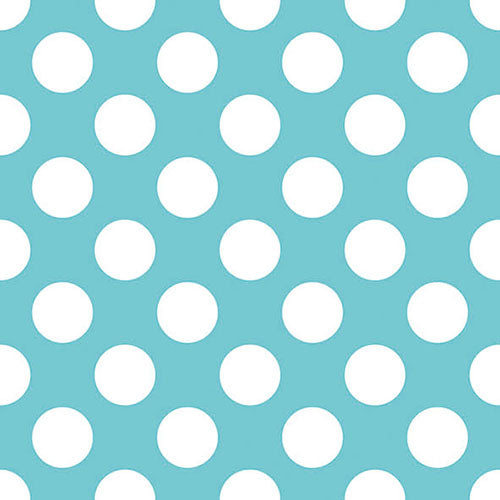 Lunch Napkin - Big Dots BLUE