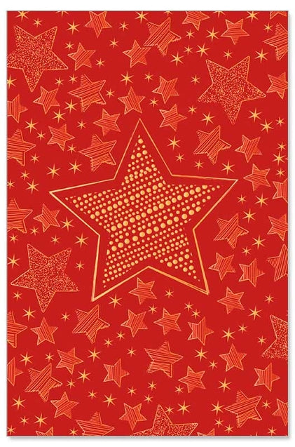 Carte de voeux (Noël) - Étoiles partout