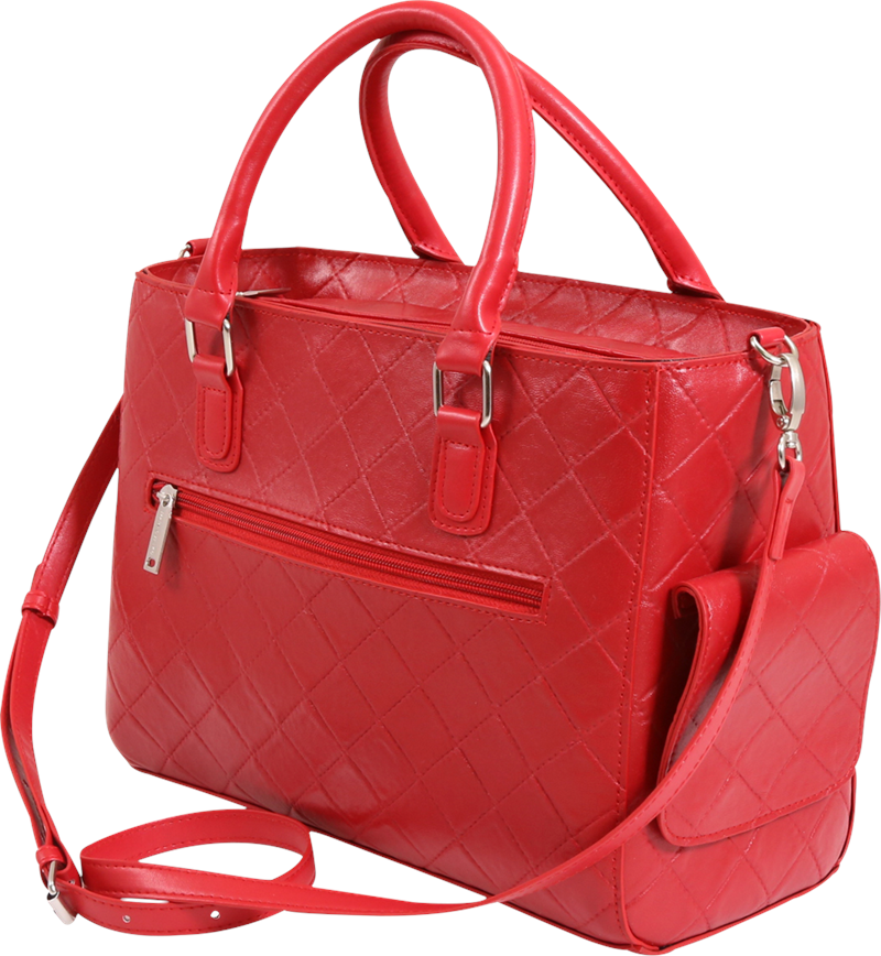 Versa-Purse - Red Quilted