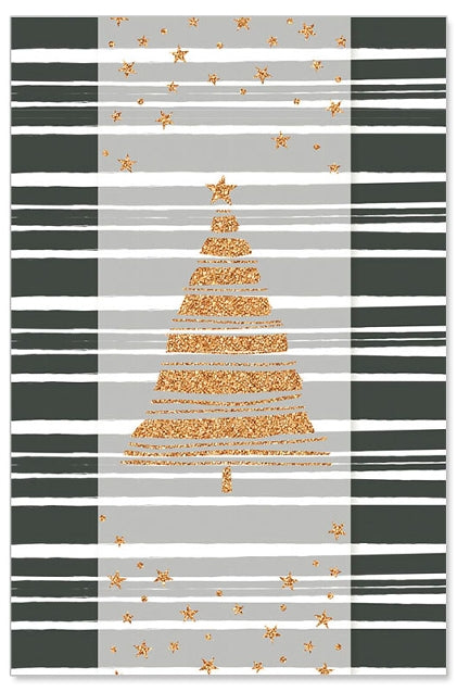 Carte de voeux (Noël) - Sapin de Noël scintillant