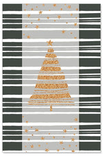 Greeting Card (Christmas) - Glitter Christmas Tree