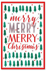 Greeting Card (Christmas) - 3D Merry Merry Christmas (Lenticular)