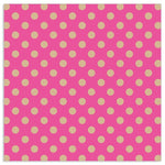 Lunch Napkin - GOLD Dots on HOT PINK