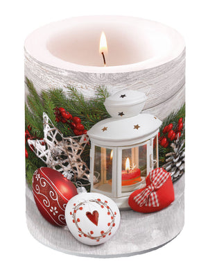 Candle LARGE - White Lantern