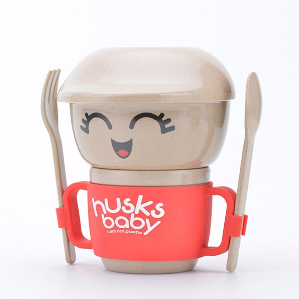 Rice Husk Collection - Husk Baby Mini Creative Collection RED (6 PC)