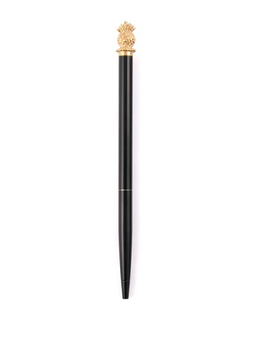 
                
                    Load image into Gallery viewer, Writing Instrument - Luxury Pen with PINEAPPLE Accent (BLACK)
                
            