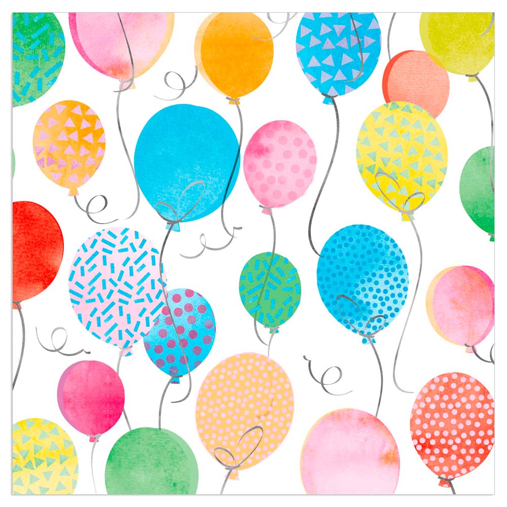 
                
                    Load image into Gallery viewer, Lunch Napkin - Colourful Balloons
                
            