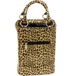 BEER BAG - 6 Bottle Insulated Tote Carrier - LEOPARD