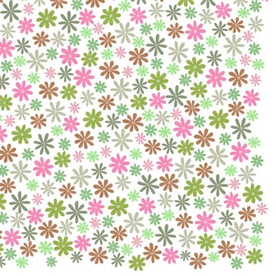 
                
                    Load image into Gallery viewer, Lunch Napkin - Mille Fleurs GREEN-PINK
                
            