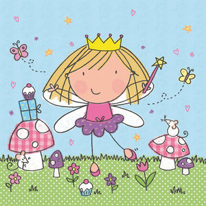 Lunch Napkin - Little Princess with Magic Wand