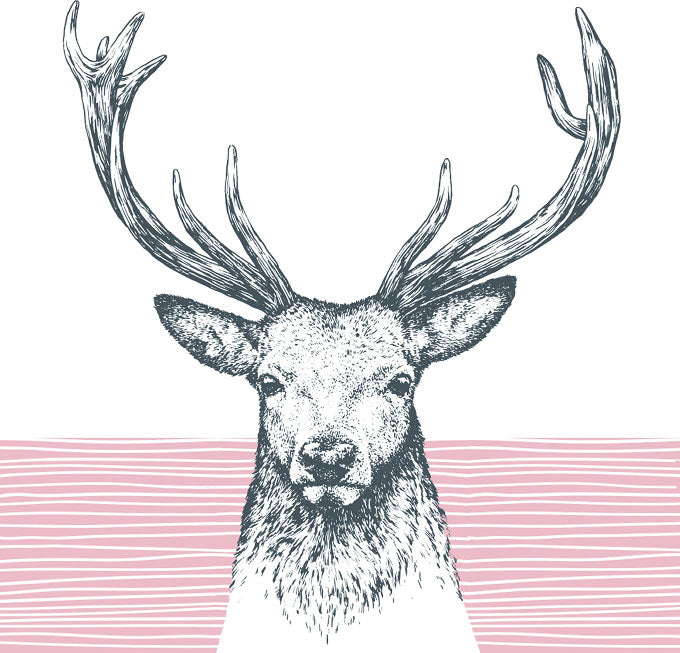 Lunch Napkin - Deer PINK