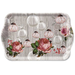 TRAY - Roses and Baubles (13 x 21 cm)