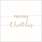 Lunch Napkin - Christmas Note POSITIVE GOLD