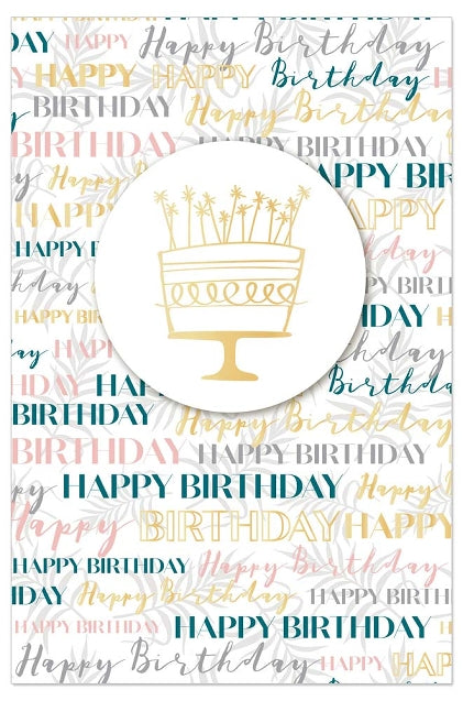 
                
                    Load image into Gallery viewer, Greeting Card (Birthday) - 3D Birthday Cake &amp;amp; Text
                
            