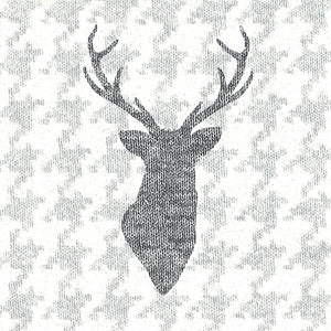 Lunch Napkin - Deer Knitted
