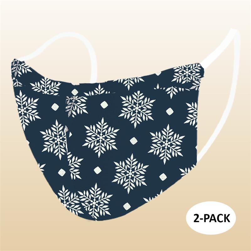 
                
                    Load image into Gallery viewer, Face Mask - Snow Flake (Kids) - 2 PACK
                
            