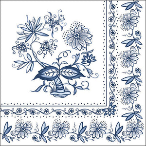 Lunch Napkin - Blue Onion