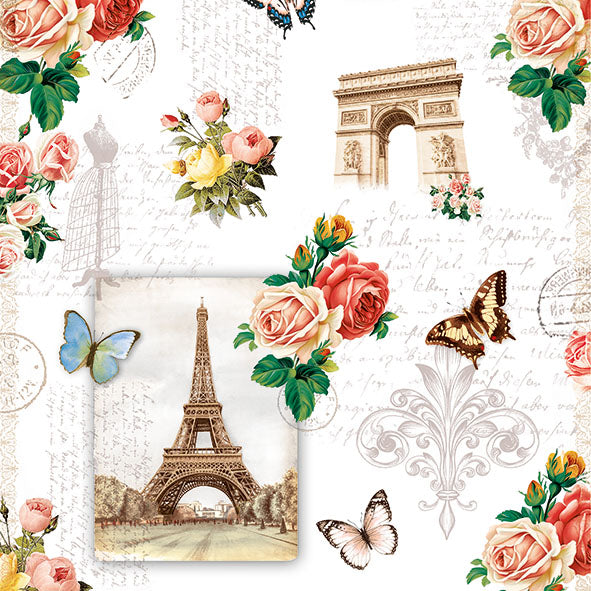 Lunch Napkin - Paris Monuments