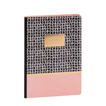 Weekly Planner (A5) - PINK-BLACK Classy Design