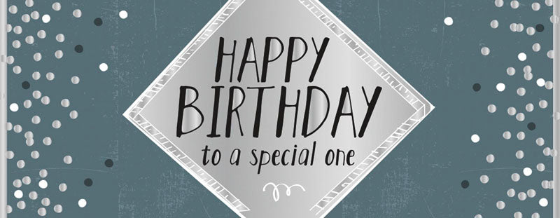 Carte de vœux LONGUE (anniversaire) – Joyeux anniversaire à une personne spéciale