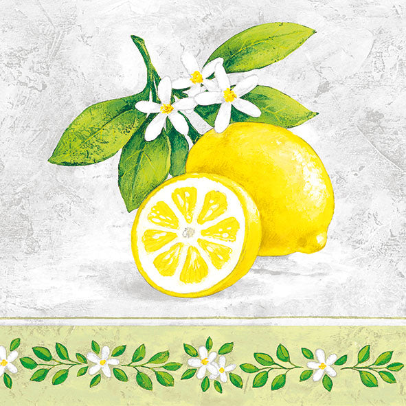 Serviette à Déjeuner - Branche de Citron