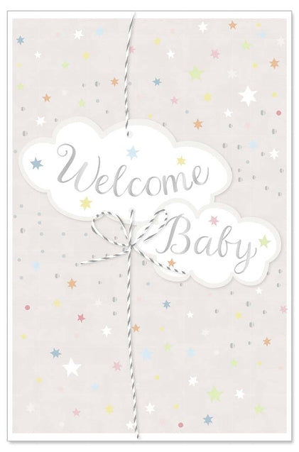 
                
                    Load image into Gallery viewer, Greeting Card (Baby) - 3D Welcome Baby Clouds
                
            