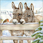 Lunch Napkin - Donkeys