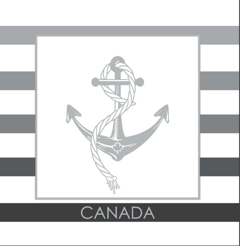 
                
                    Load image into Gallery viewer, Lunch Napkin - Silver Anchor
                
            