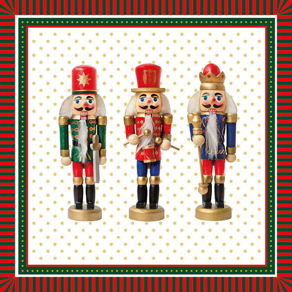 Lunch Napkin - Three Nutcrackers