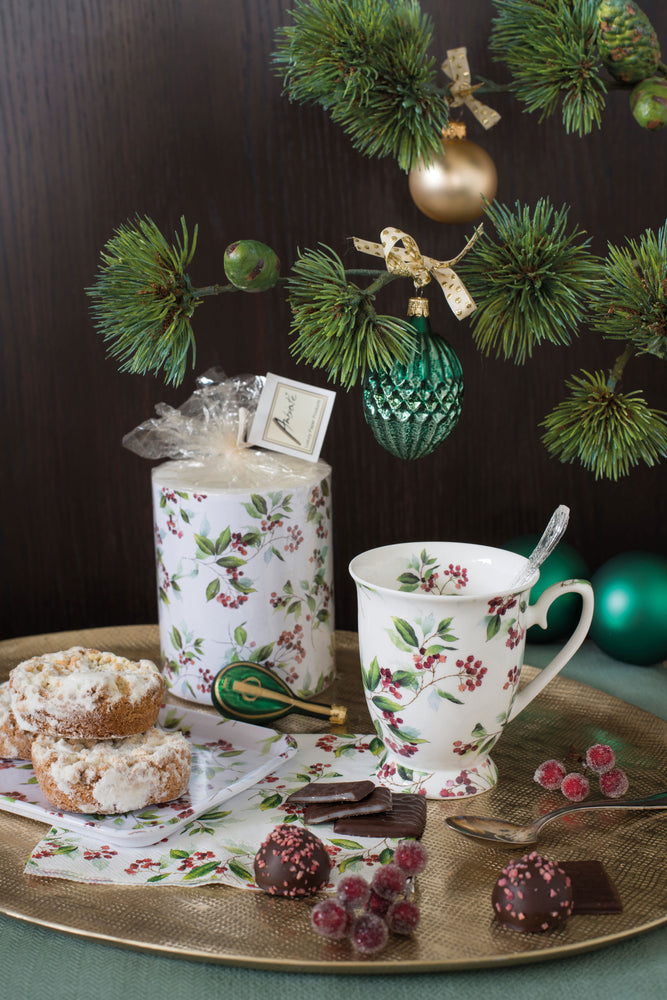 Cocktail Napkin - Winter Foliage